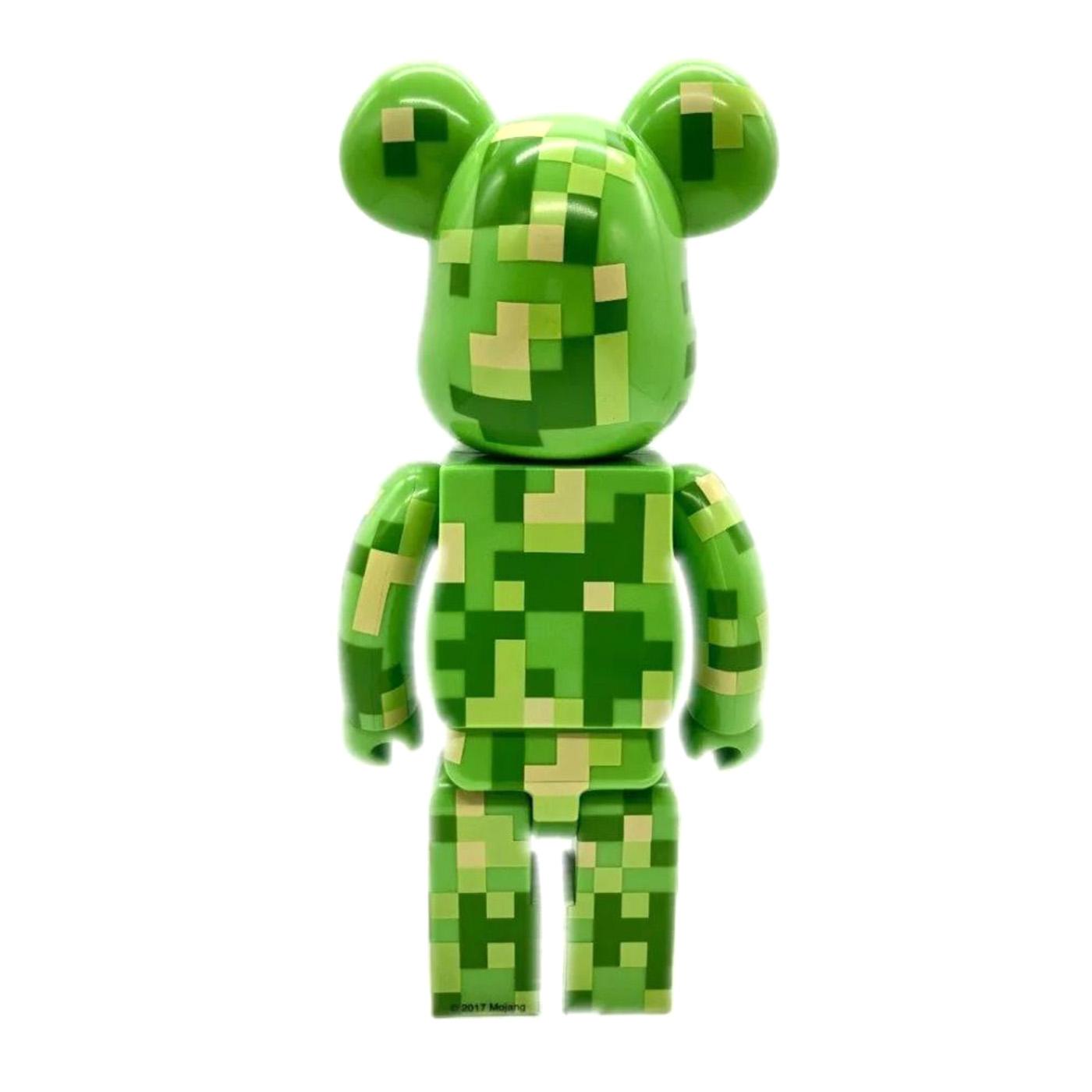 Medicom Minecraft Creeper Be@rbrick Green 400% - Toy Medicom Multicolore MDTMINECRAFT  MEDICOM TOY 
