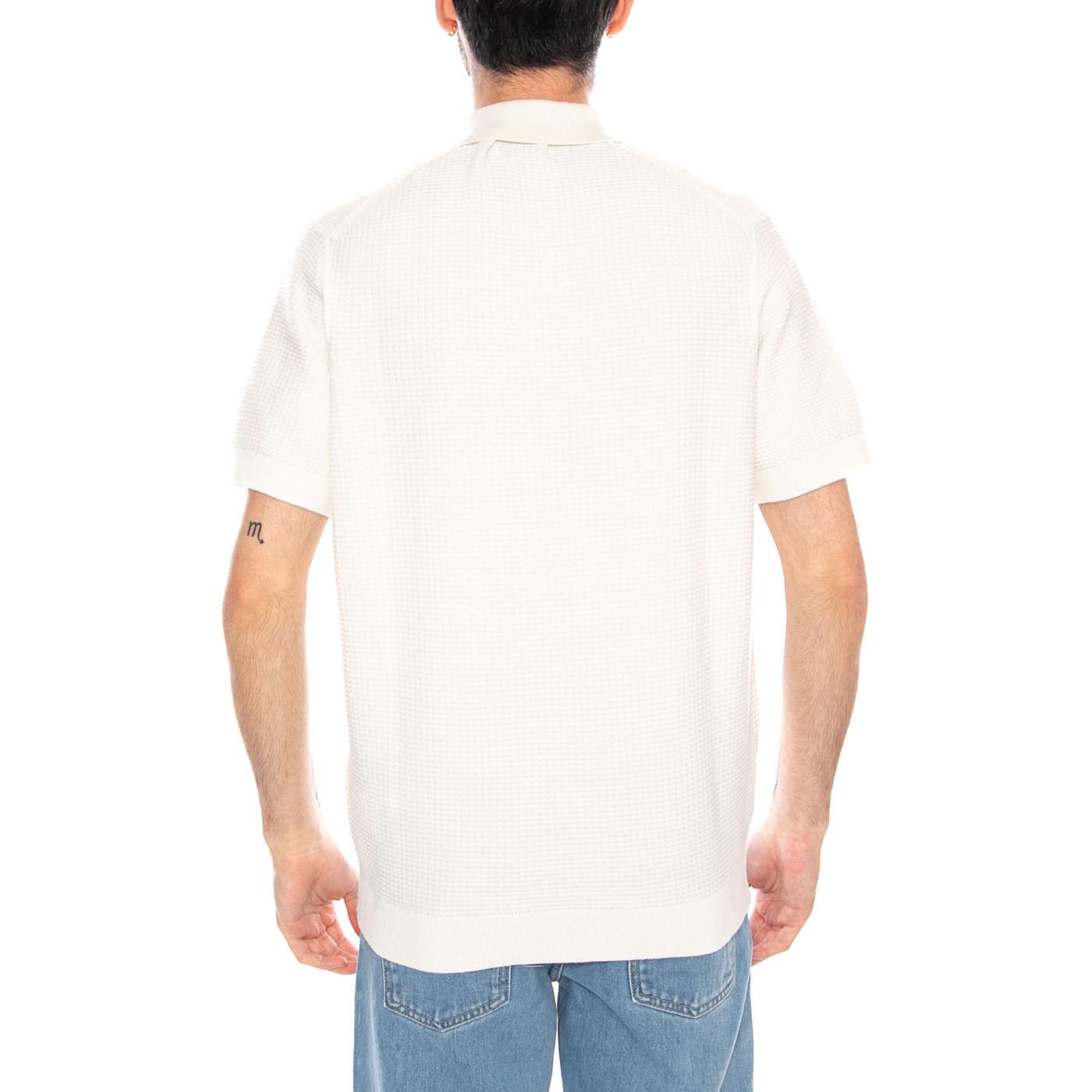 Thornley Knitted Ecru - Polo Uomo Ecru F4GSG024 280 FARAH 