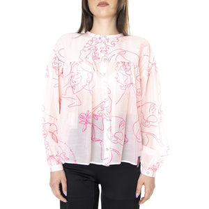 W' Blusa Rosa - Camicia Donna Rosa 311SD45070-319052  ALESSIA SANTI 