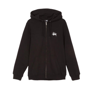 BASIC STUSSY ZIP HOOD BLACK 1974181-BLACK  STUSSY 