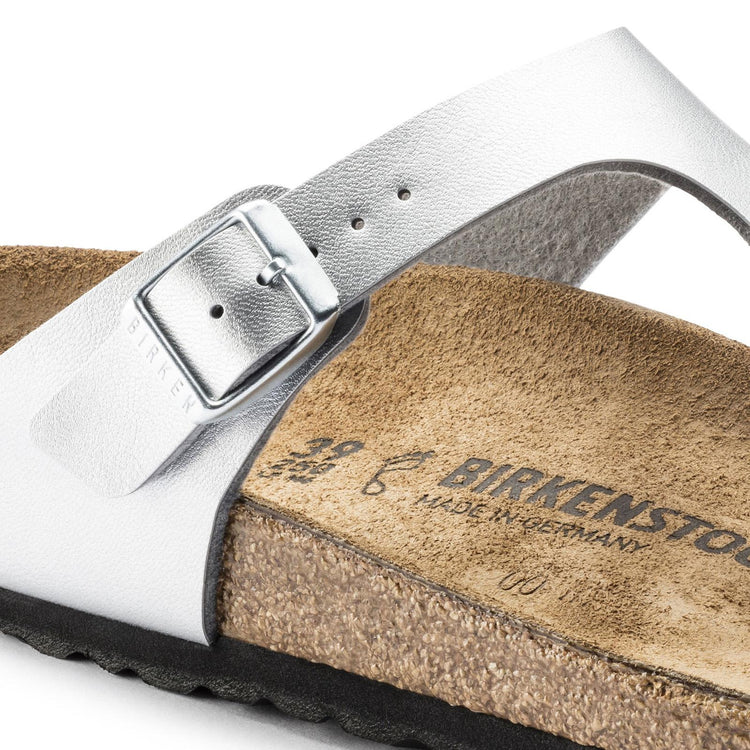 Gizeh Birko Flor Sandals - Silver - Sandali Donna Argento - Calzata Stretta 043851 . BIRKENSTOCK 