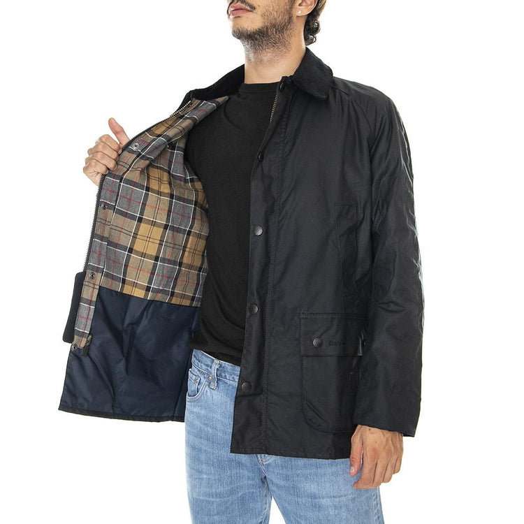 Ashby Jacket Navy - Giacca Invernale Uomo Blu FW22-MWX0339-NY92 . BARBOUR 