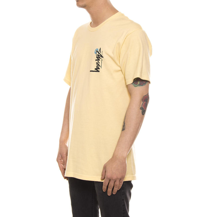 BUANA STOCK TEE PALE YELLOW 1904004-PALE YELLOW  STUSSY 