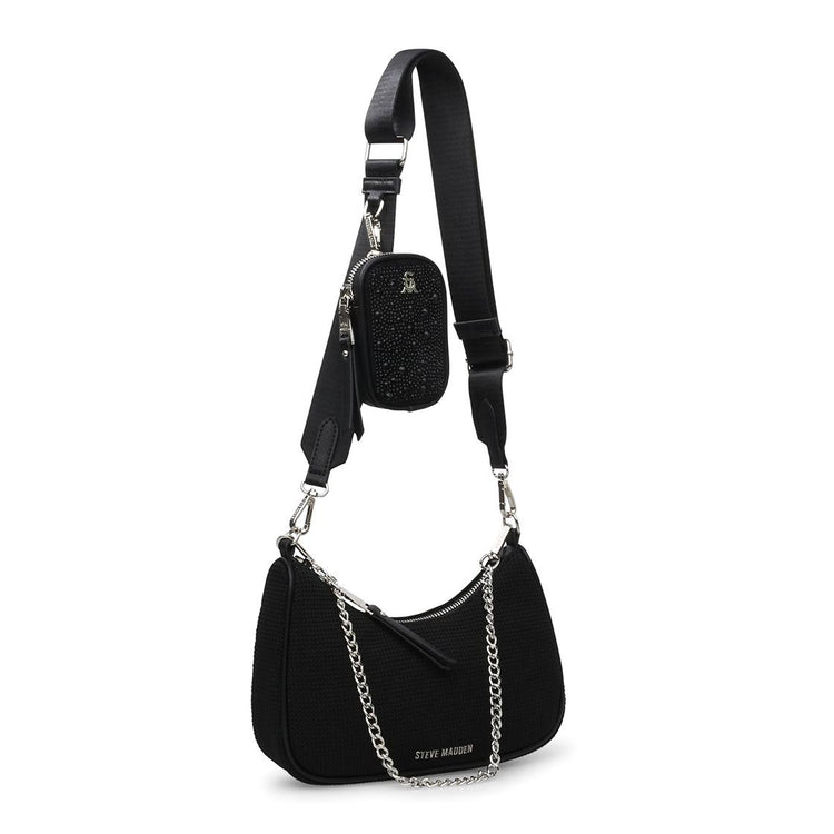 BVital-M - Borsa a Tracolla Nera SMABVITAL-M-BLK  STEVE MADDEN 