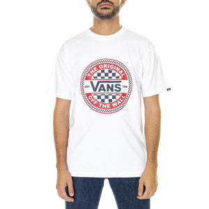 Circle Checker SS Tee White - Maglietta Girocollo Uomo Bianca VN0A7S7CWHT1  VANS 