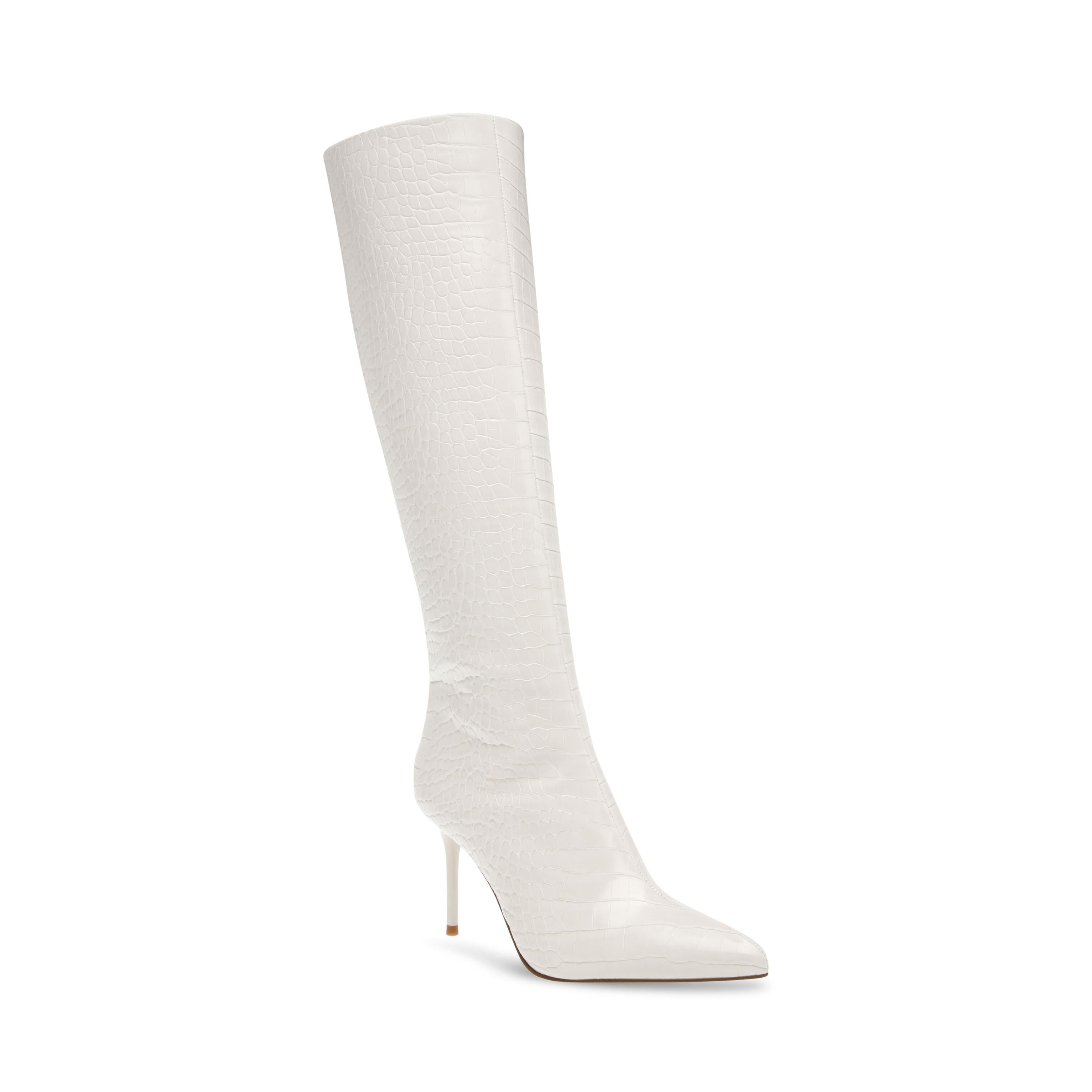 Lovable Bone Croco - Stivali Donna Bianchi SMSLOVABLE-26G  STEVE MADDEN 