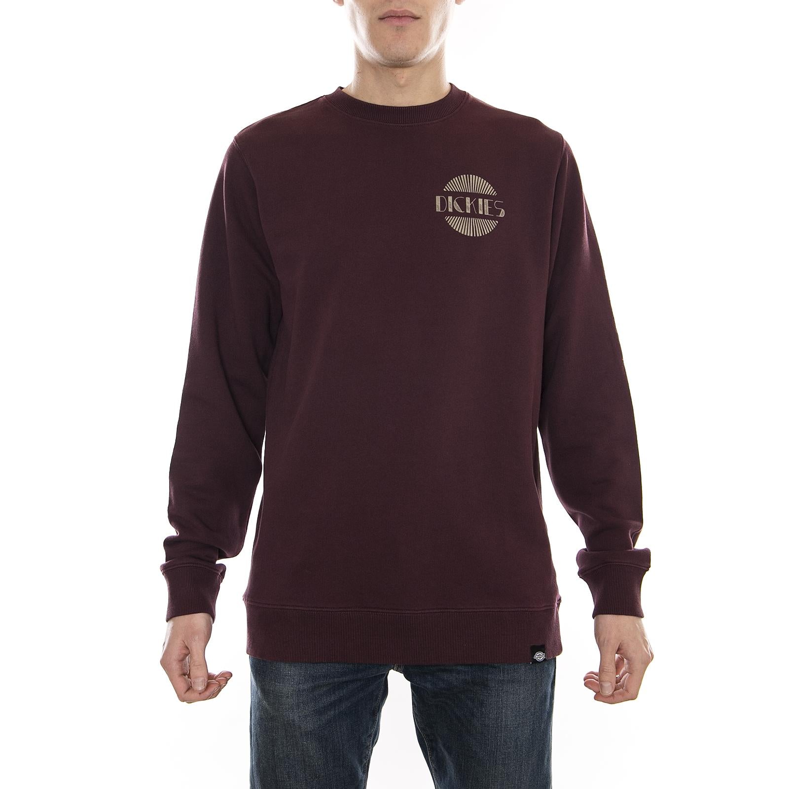 WINTERS Maroon - Felpa Girocollo Uomo Bordeaux 02 200197-MR . DICKIES 