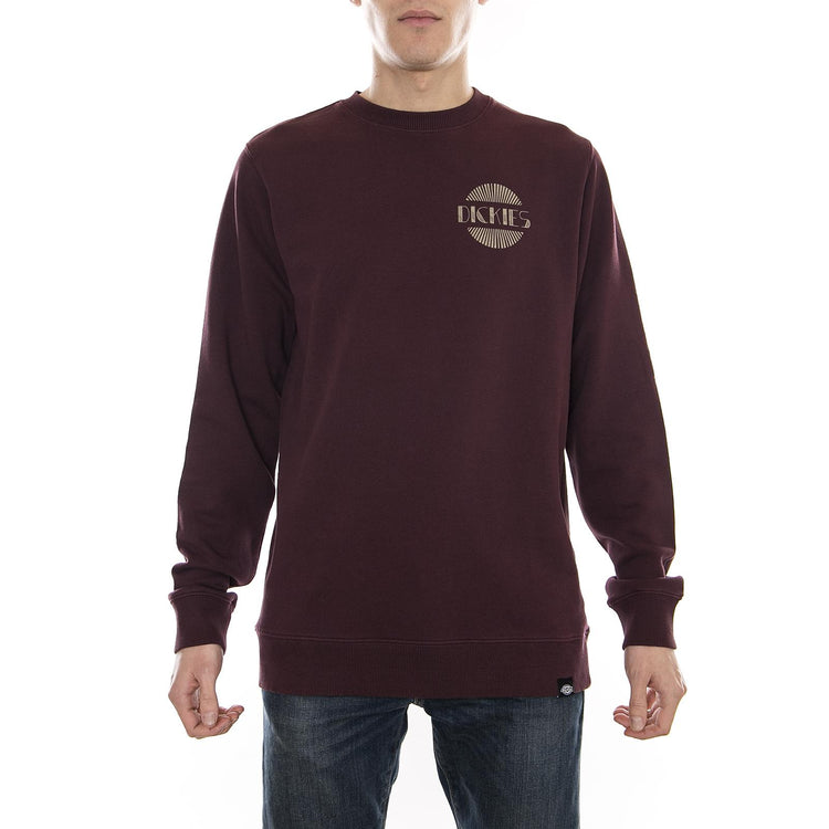 WINTERS Maroon - Felpa Girocollo Uomo Bordeaux 02 200197-MR . DICKIES 