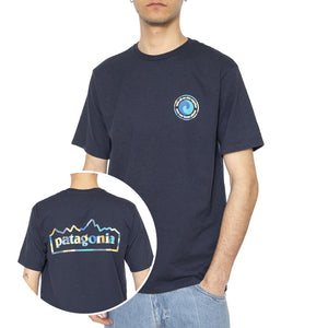 M's Unity Fitz Responsibili-Tee NENA - Maglietta Girocollo Uomo Blu 37768-NENA  PATAGONIA 