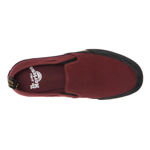 TOOMEY SLIP ON CANVAS CHERRY RED DMSTOMCRCV21949600  DR.MARTENS 