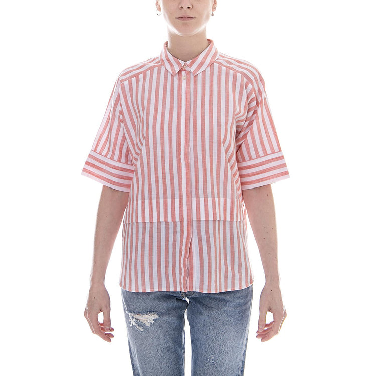 Signe Ws Top O.Stripe - Rosa 182651-630  ELVINE 