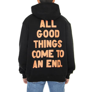 All Good Hoodie Black - Felpa con Cappuccio Uomo Nera HDY0097BLK  DOOMSDAY 
