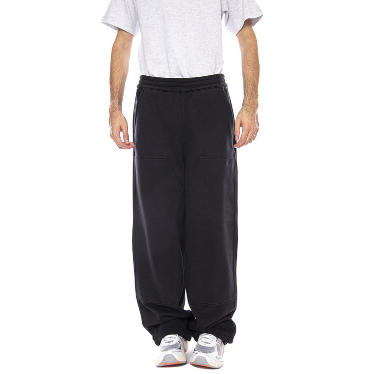 Double Knee Sweat Pant Black - Pantaloni Uomo Neri I035546.8906 . CARHARTT WIP 