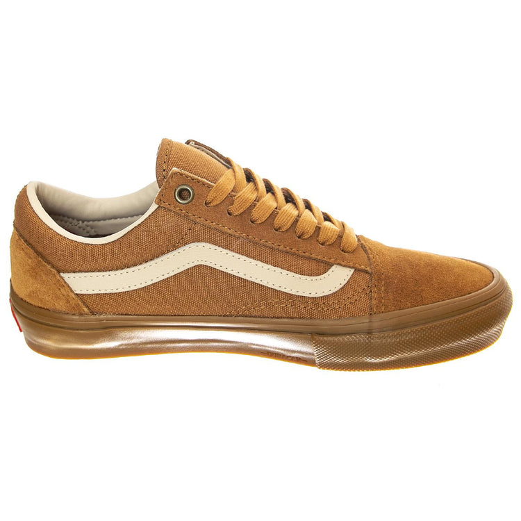 MN Skate Old Skool Light Brown / Gum - Scarpe Stringate Profilo Basso Uomo Marroni VN0A5FCBBGZ1  VANS 