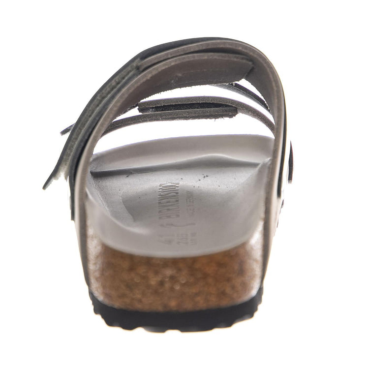 Uji stone coin, Nubuck Leather/High Shine Leather - Sandali Uomo / Donna Grigi 1029302  BIRKENSTOCK 