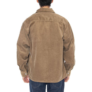 Reynold Shirt Jac Leather - Giacca Uomo Marrone I036049.8Y02 . CARHARTT WIP 