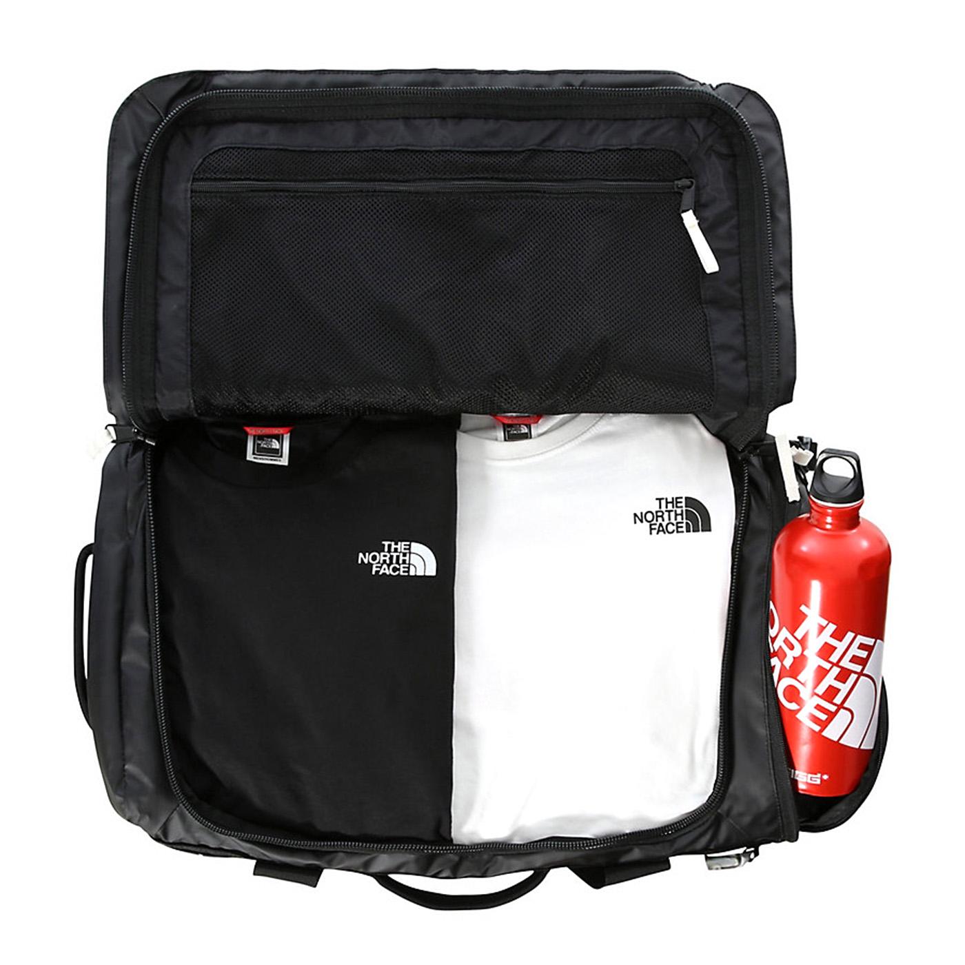 Base Camp Voyager Duffel 42L Tnf White / Tnf Black - Borsa / Zaino da Viaggio Nera NF0A52RQKY41  THE NORTH FACE 