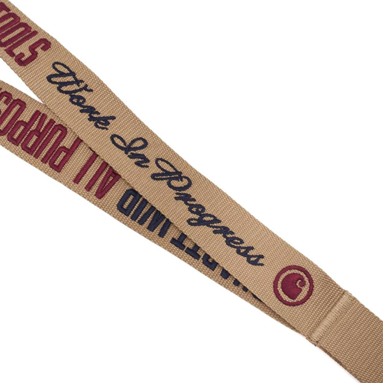 Arcan Keychain Dusty H Brown - Portachiavi Beige I035261.07EXX . CARHARTT WIP 