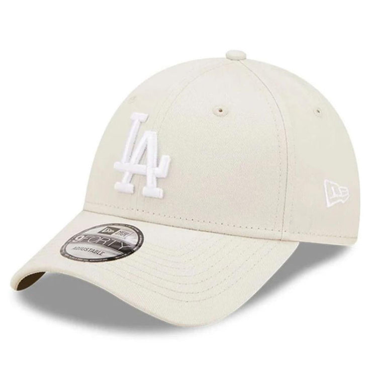 League Essential 9Forty Los Angeles Dodgers Stone / White - Cappello con Visiera Beige 60298730  NEW ERA 