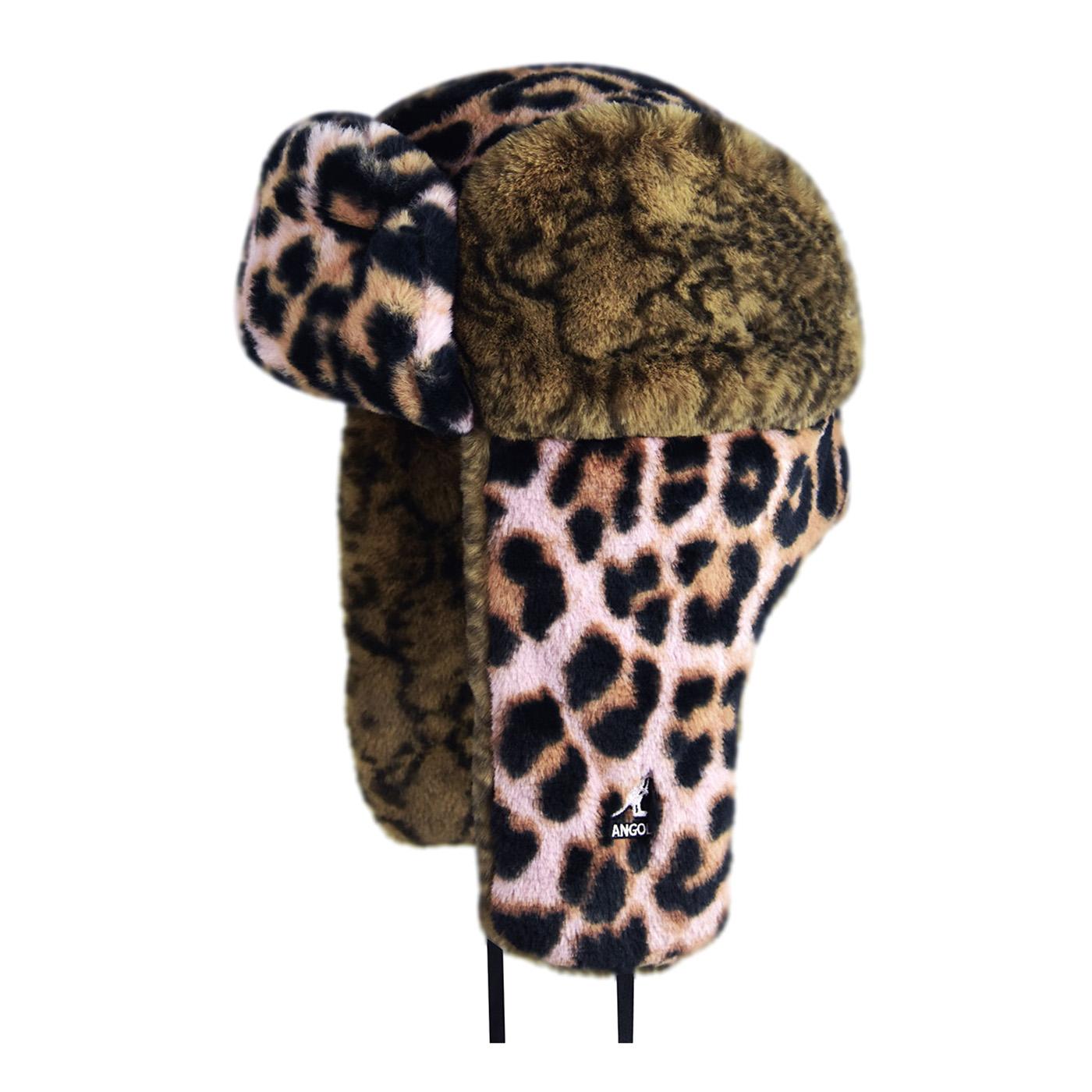 Wild Fur Trapper Pepto / Mahogany - Cappello con Paraorecchied Multicolore K5345-PM670  KANGOL 