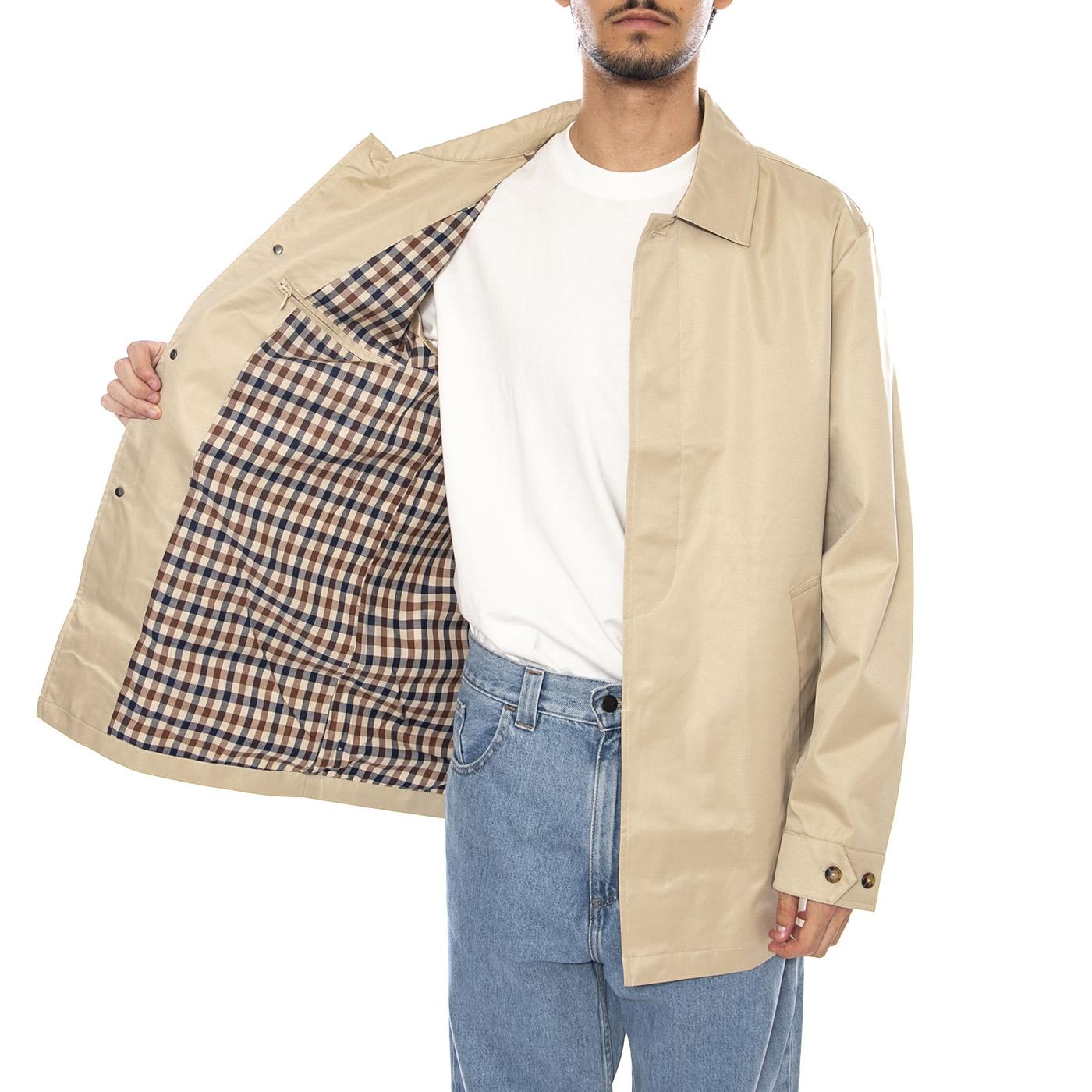 Aquascutum Iconic Caban Beige - Giacca Uomo Beige AA_B005_JK005 . AQUASCUTUM 