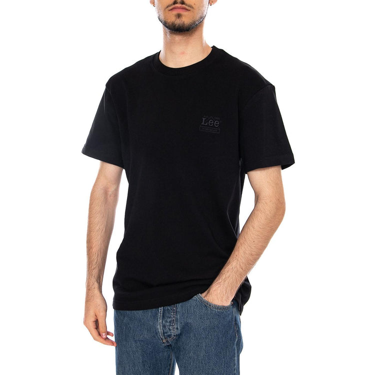 WORKWEAR ESS TEE BLACK - Maglietta Girocollo Uomo Nera 112378772 BLK LEE 