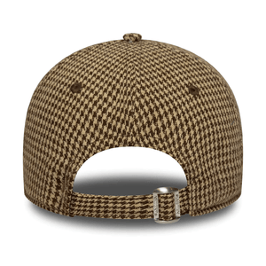 Houndstooth 9TWENTY Med Brown Los Angeles Dodgers - Cappellino Marrone Donna/Uomo 60691223 . NEW ERA 