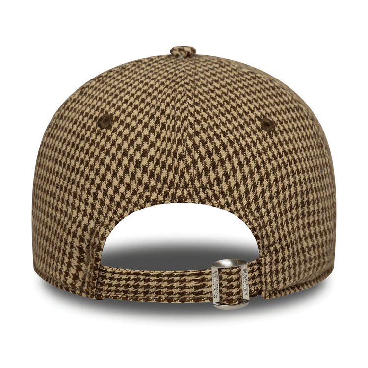 Houndstooth 9TWENTY Med Brown Los Angeles Dodgers - Cappellino Marrone Donna/Uomo 60691223 . NEW ERA 