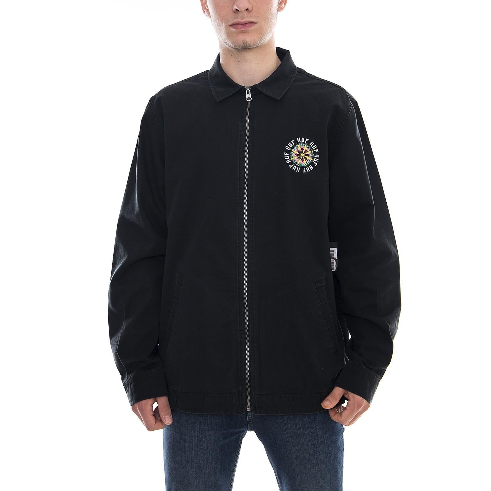 DESERT TRIP GAS JACKET BLACK JK00060-BLACK  HUF 
