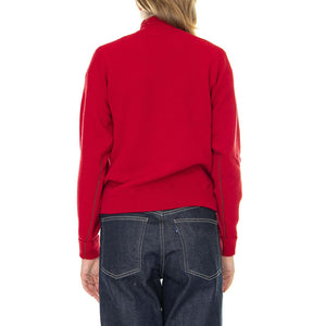 Pullover-240 - Maglione Collo Alto Donna Rosso AF9542-240  LACOSTE 