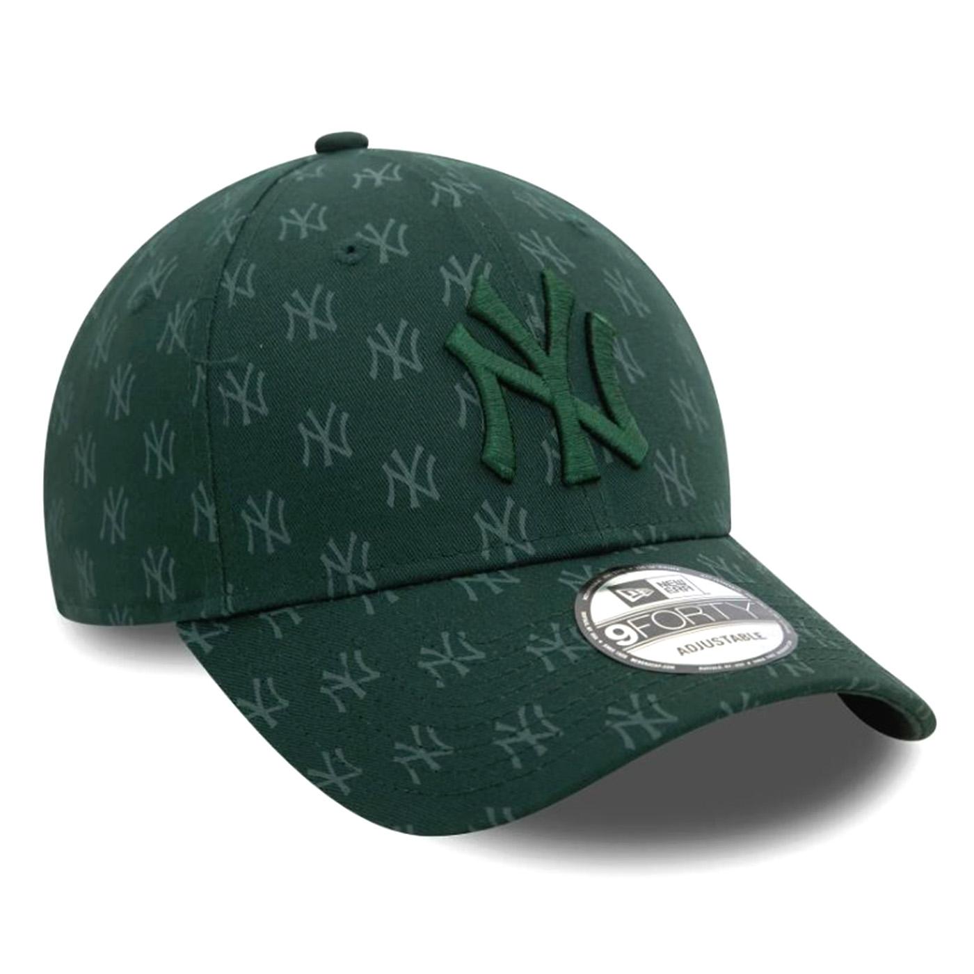 9Twenty New York Yankees Team Momogram - Cappellino con Visiera Verde 60580848  NEW ERA 