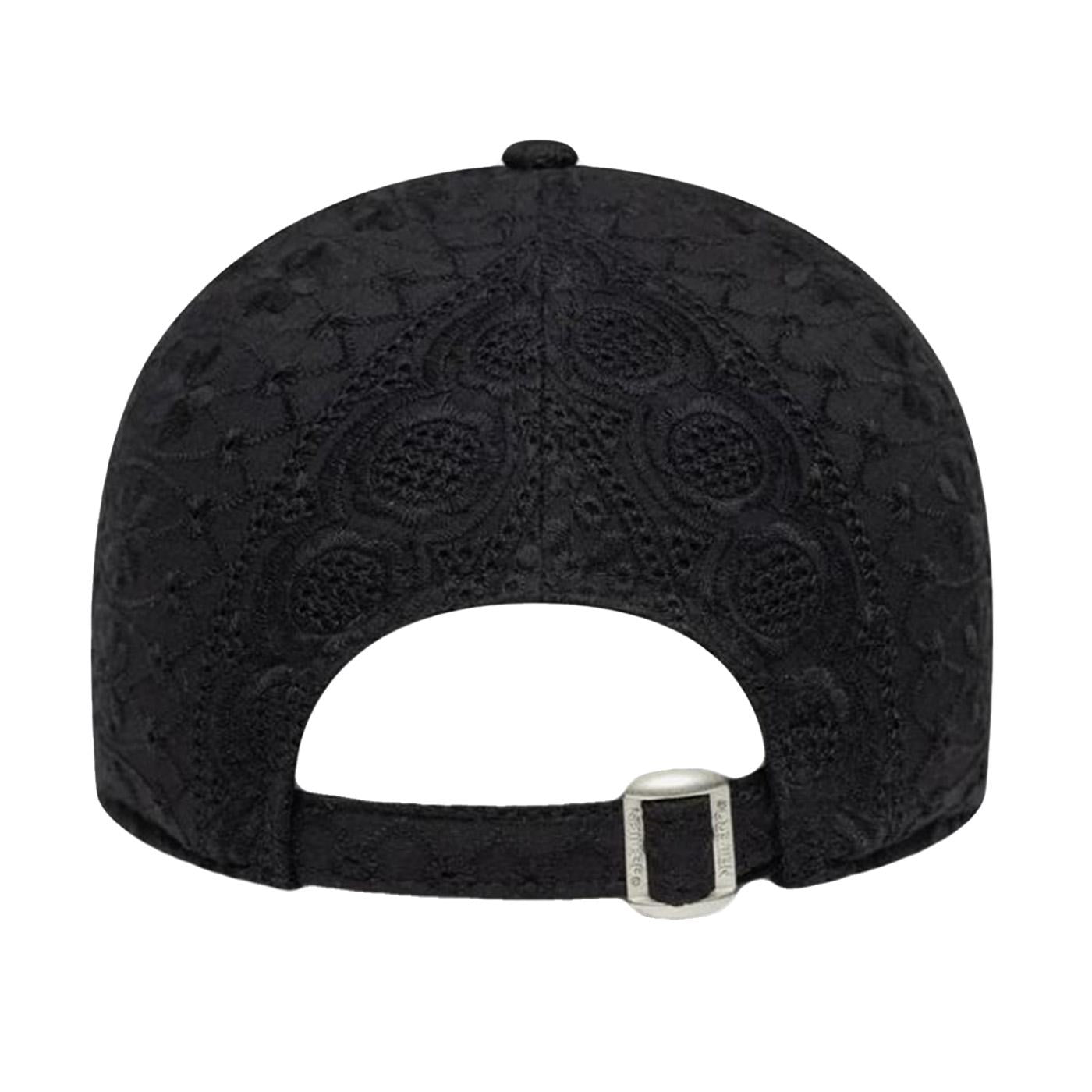 FEMALE BRODERIE 9TWENTY® NEW YORK YANKEES BLACK - Cappellino con Visiera Nero<BR/><BR/> 60667493 BLK NEW ERA 