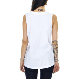 Wm Flying Muscle Scoop - White - Canotta Donna Bianca VN0A3UL5WHT1  VANS 