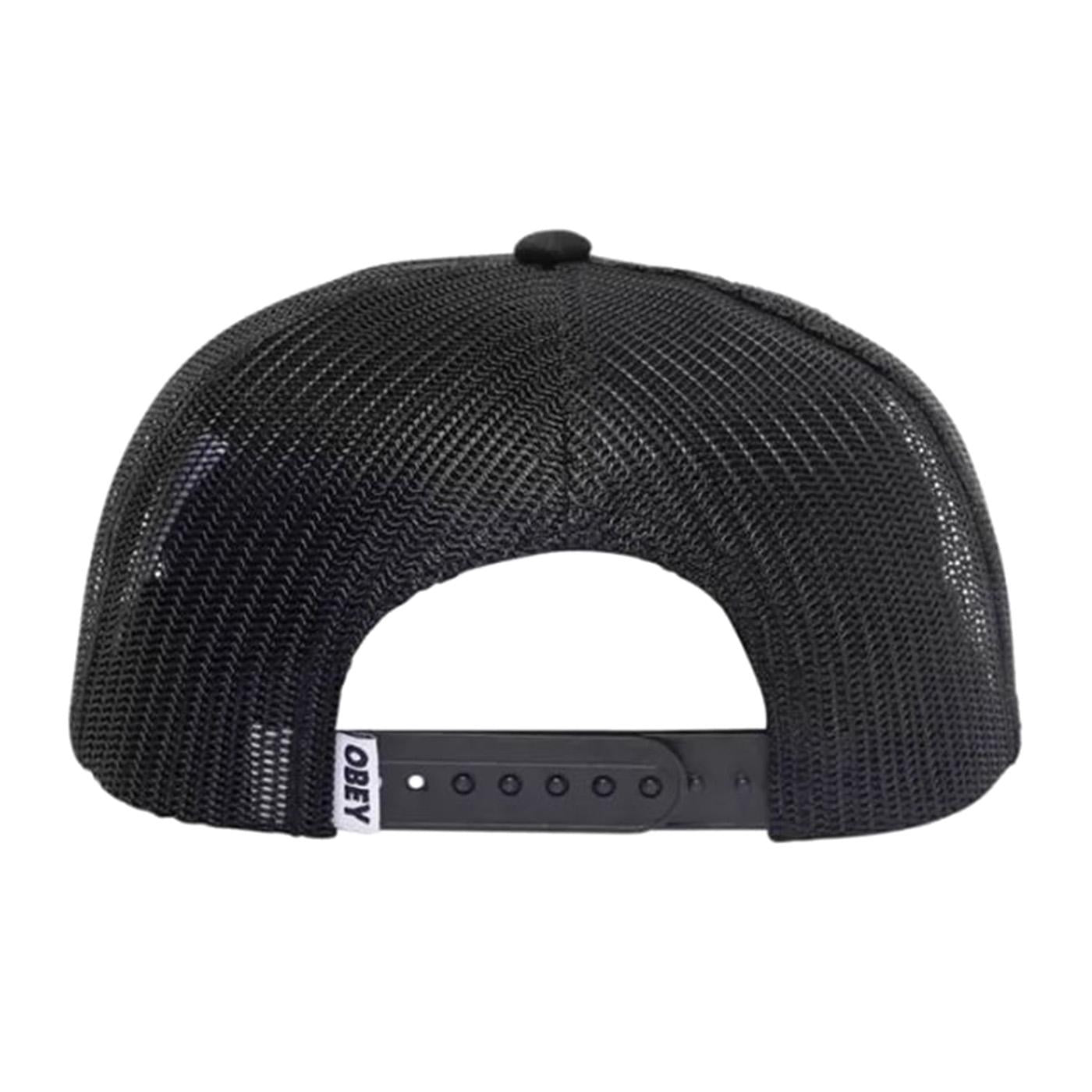 Obey Studios Trucker - Cappellino con Visiera Nero 100500041-BLK  OBEY 