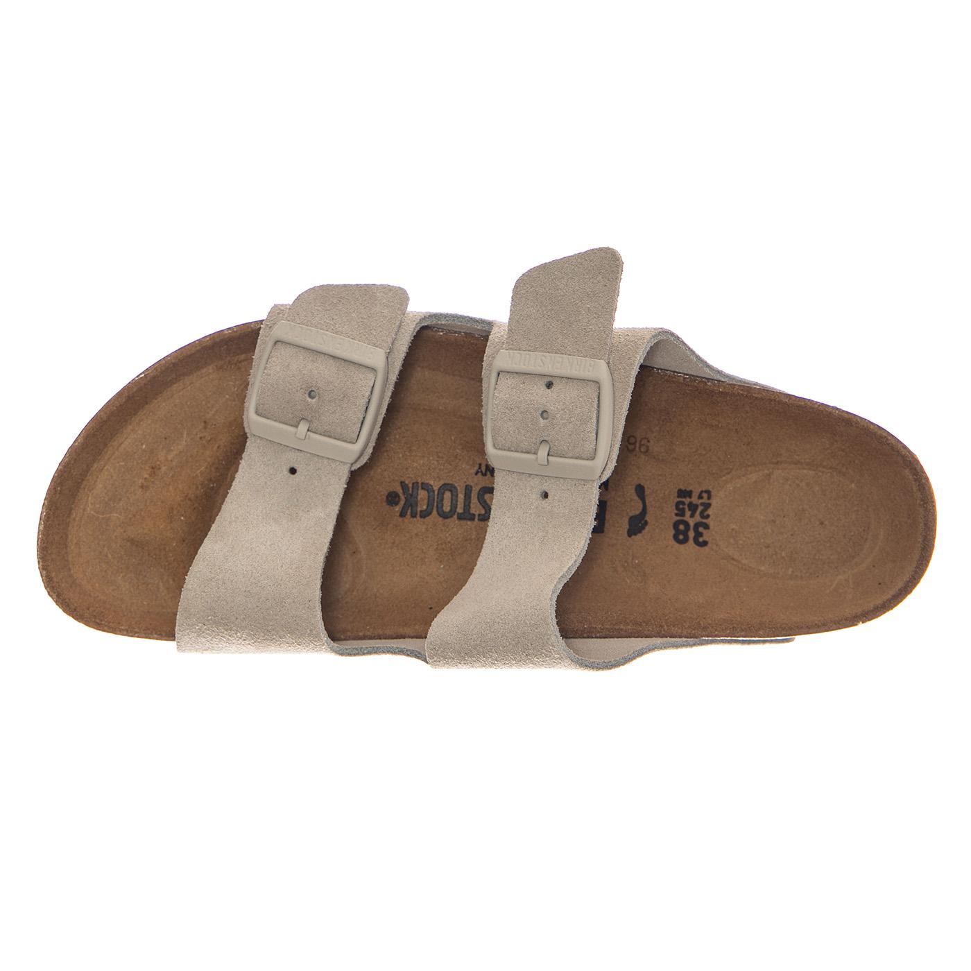 ARIZONA SUEDE OYSTER - Sandali Unisex Grigi 1031645 OYS BIRKENSTOCK 