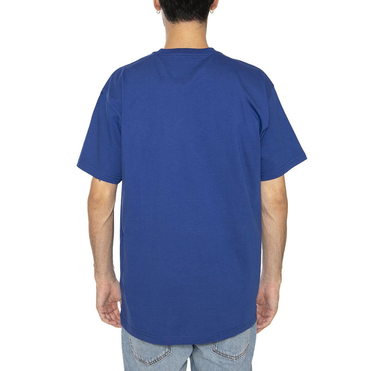 S/S Chase T-Shirt Wolfsbane / Gold - Maglietta Girocollo Uomo Blu I026391.30XXX  CARHARTT WIP 