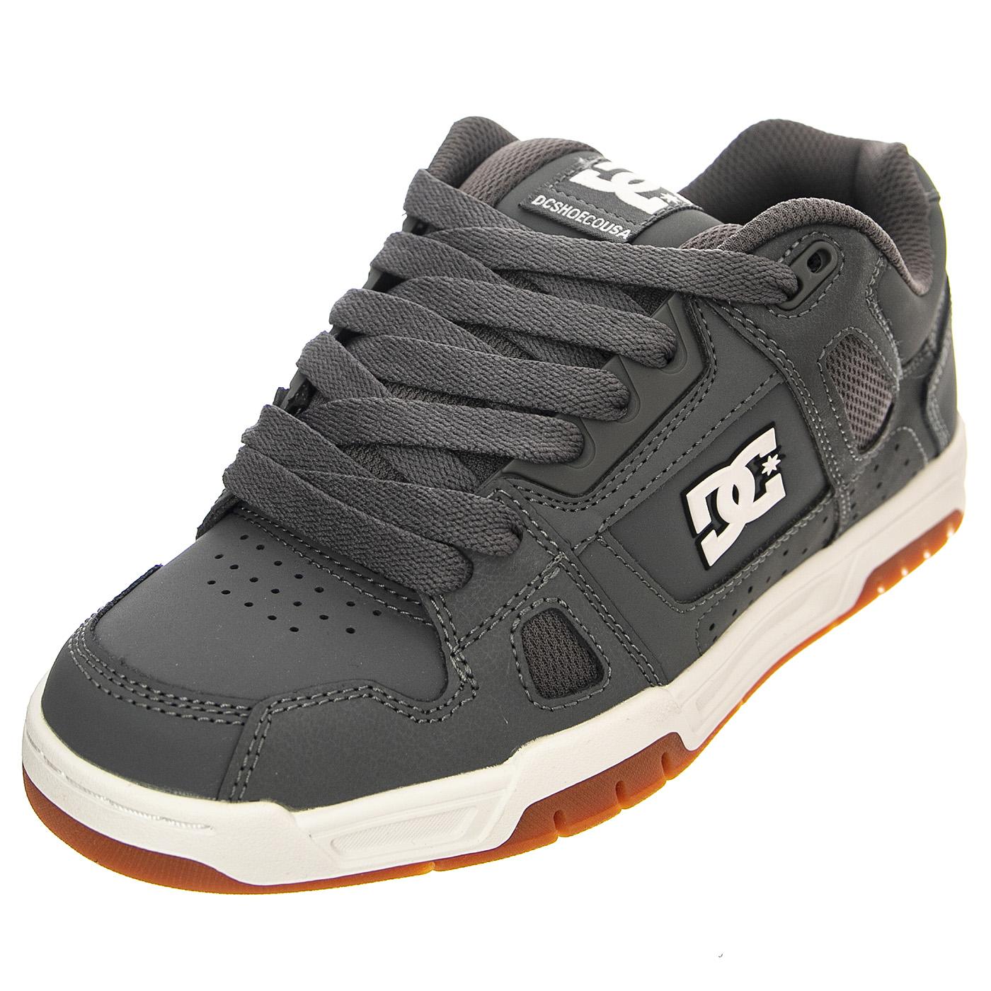 DC Shoes Stag Grey / Gum - Scarpe Stringate Profilo Basso Uomo Grigie 320188-2GG  DC 