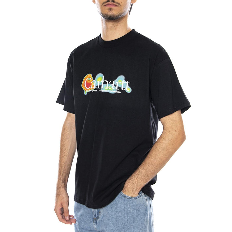 S/S Experiential T-Shirt Black - Maglietta Girocollo Uomo Nera I035442.89XX . CARHARTT WIP 