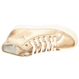 W' Runaway Gold Metcan Shoes - Scarpe Stringate Profilo Alto Donna Rosa WS-RUN-GOLDMET  WINDSOR SMITH 