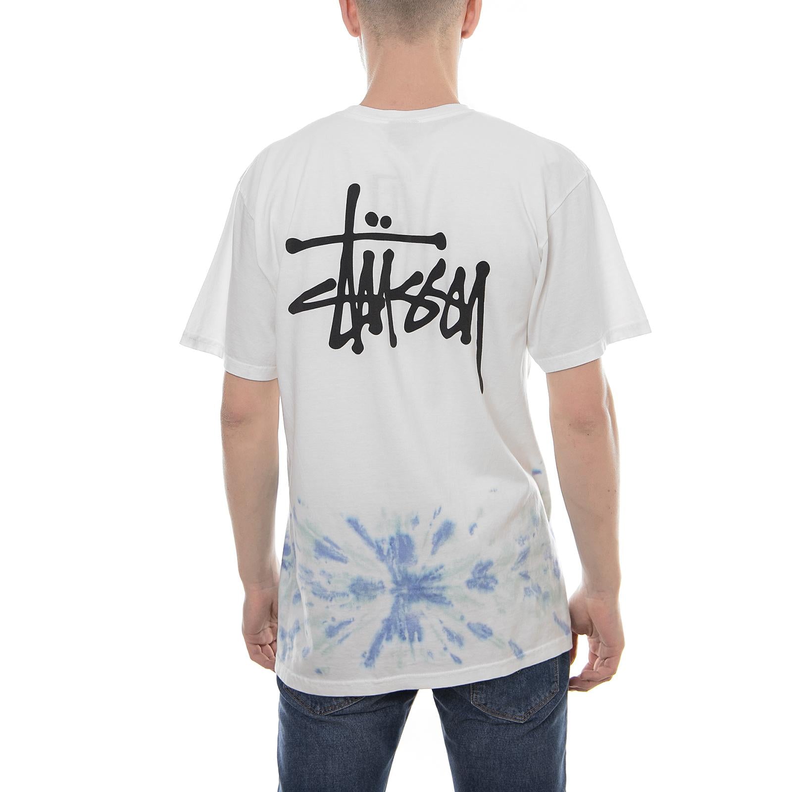 BASIC STUSSY TD TEE NATURAL/BLUE 1904251-NAT2 . STUSSY 