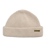Mosely Beanie Mist - Berretto a Coste Bianco  Uomo BARBOUR