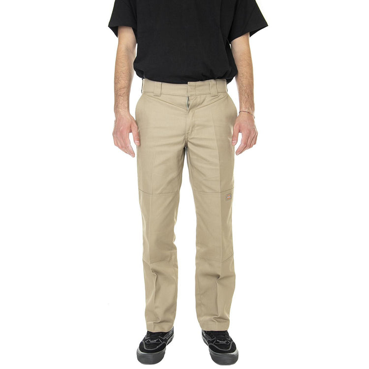 Slim Straight Double Knee Rec Khaki - Pantaloni Chino Uomo Beige DK0A4XZEKHK1  DICKIES 