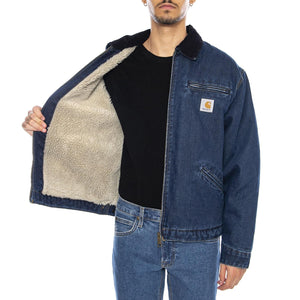 OG Detroit Jacket - Blue / Dark Navy, Stone washed I035878.45306 . CARHARTT WIP 