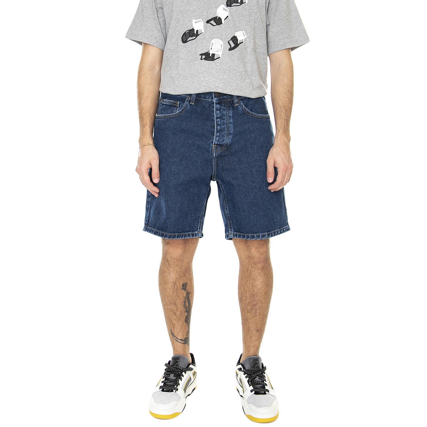 Newel Short Blue Stone Washed - Bermuda Uomo Blu I029209-0106  CARHARTT WIP 