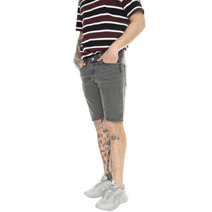501 Original Shorts Lets Go To The Moon Black - Bermuda Denim Jeans Uomo Grigi 36512-0225  LEVIS 