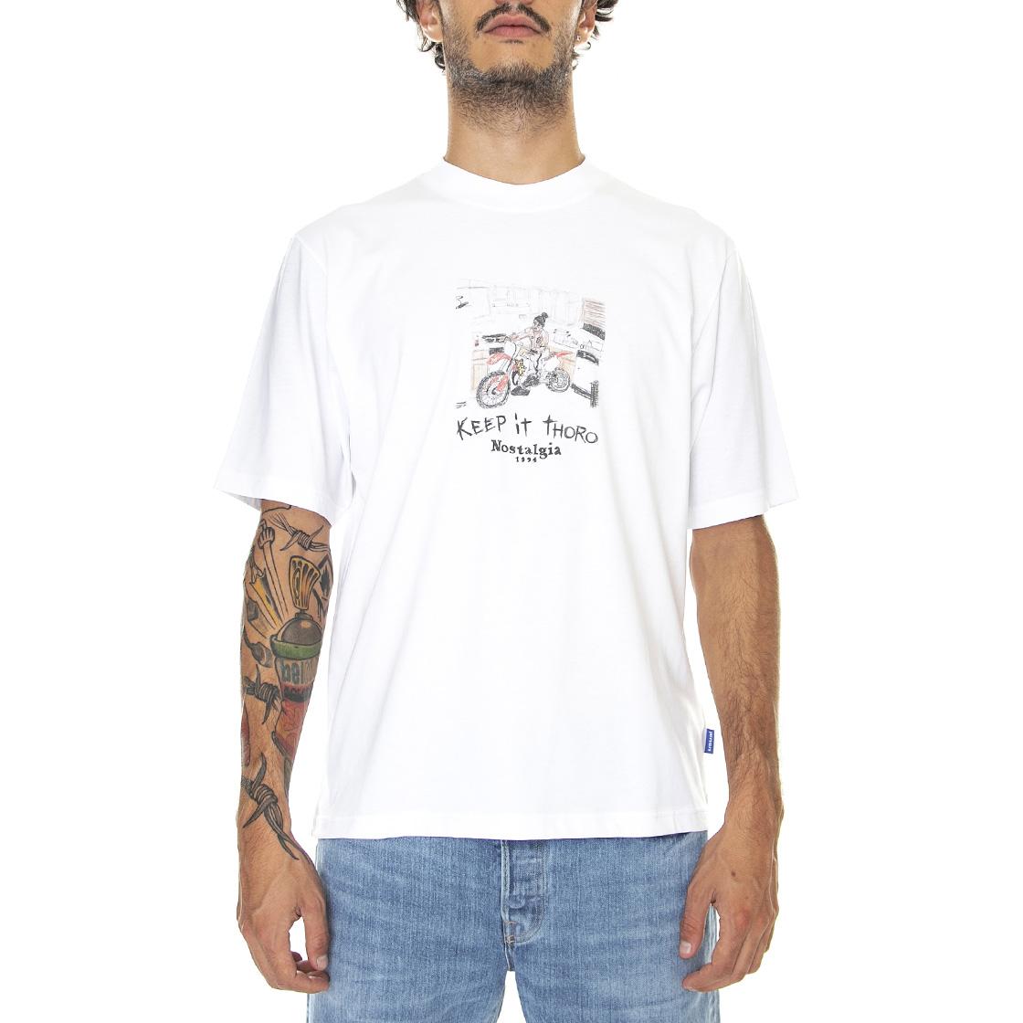 Prodigy White - Maglietta Girocollo Uomo Bianca S22TPRODIGY-WHT  USUAL 