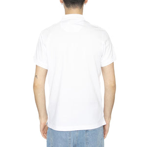 Premium Tartan Piquet Polo White - Polo Uomo Bianca MML1464-WHITE  BARBOUR 