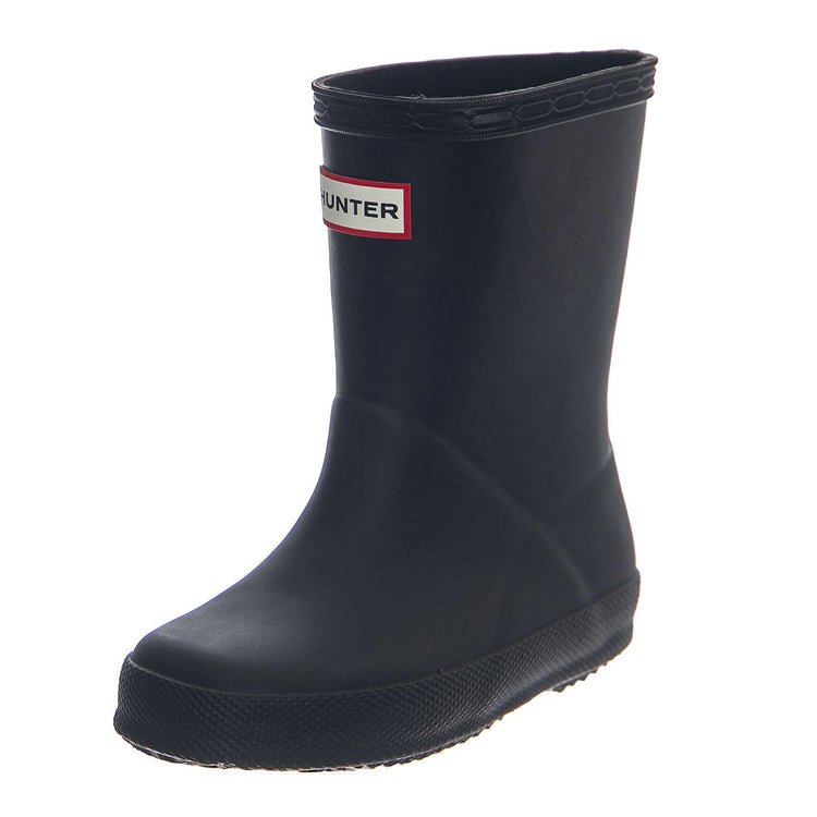 First Classic Boot Black - Stivaletti Bambini Neri HUKKFT5094RMA-BLK  HUNTER 