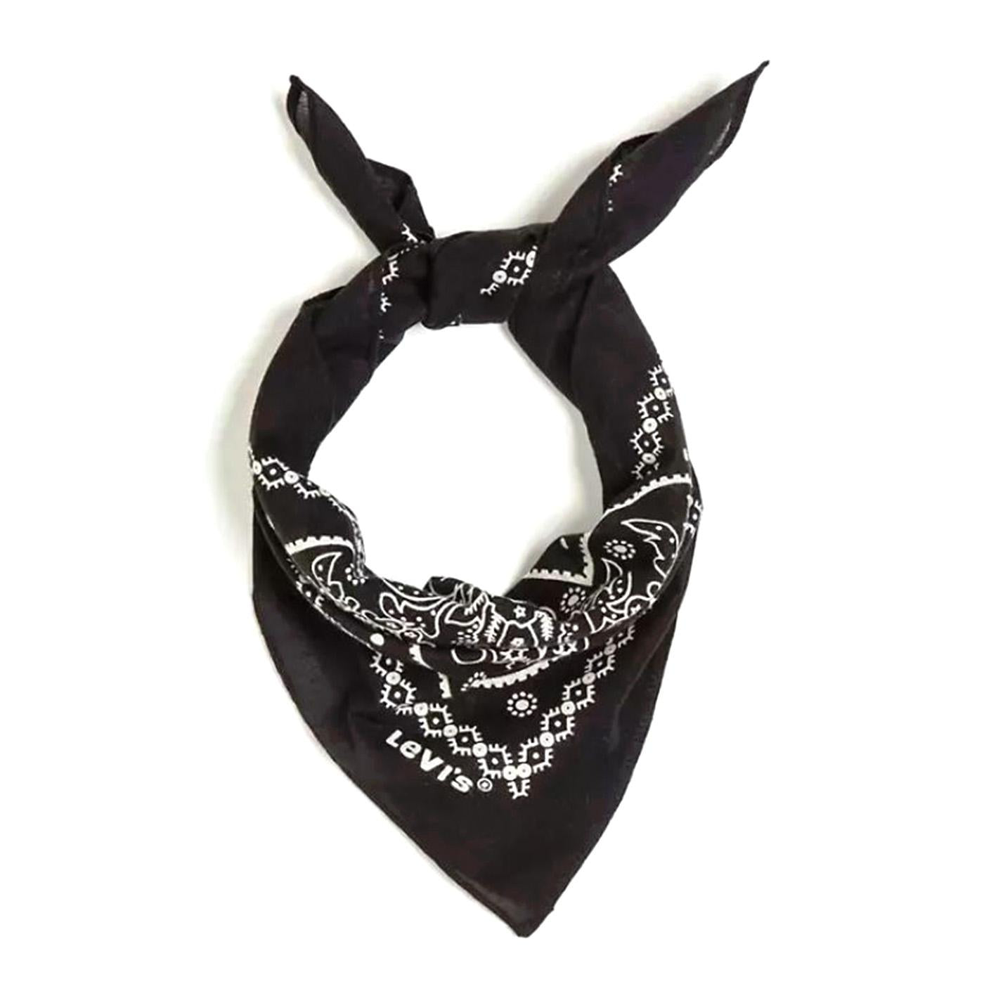 Paisley Bandana Caviar Black - Bandana Nera 77138-0631 . LEVIS 