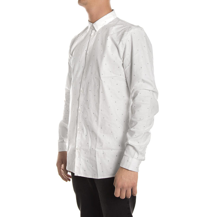 BROOKMAN L/S SHIRT WHITE 126160075-000  MINIMUM 